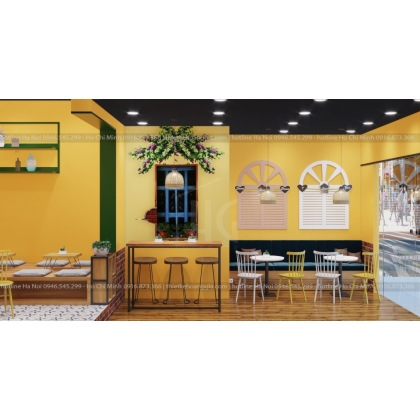 Thiết kế quán trà chanh Lemon Tea - Hà Nội